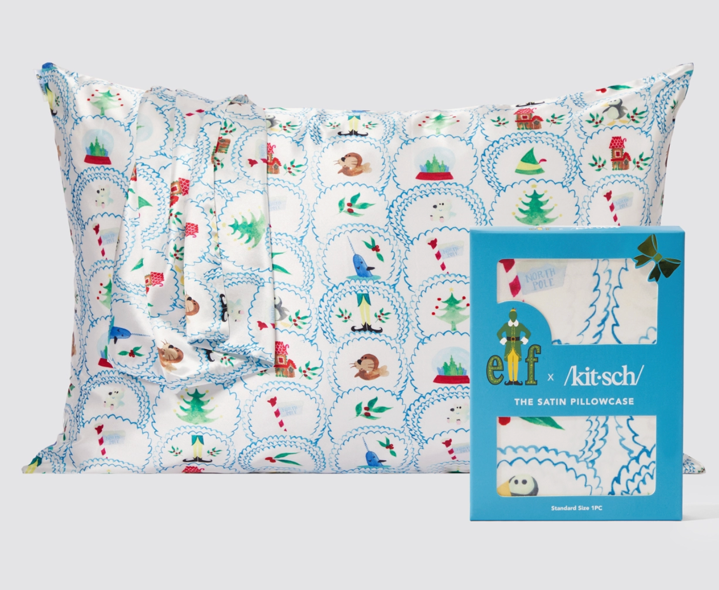 MT Holiday Satin Pillowcase