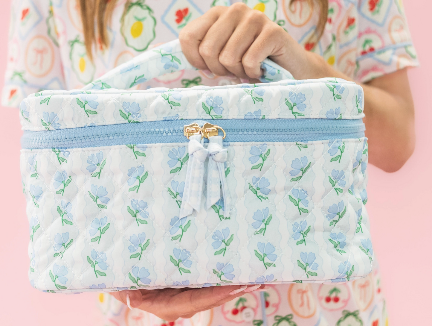 Quilted Cosmetic Bag