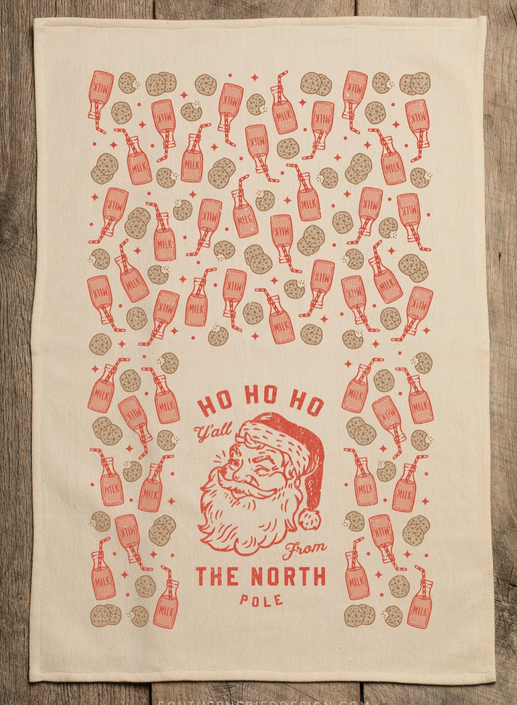 MT Southern Fried Christmas Tea Towel