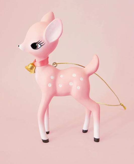 MT Holiday Retro Deer Ornament