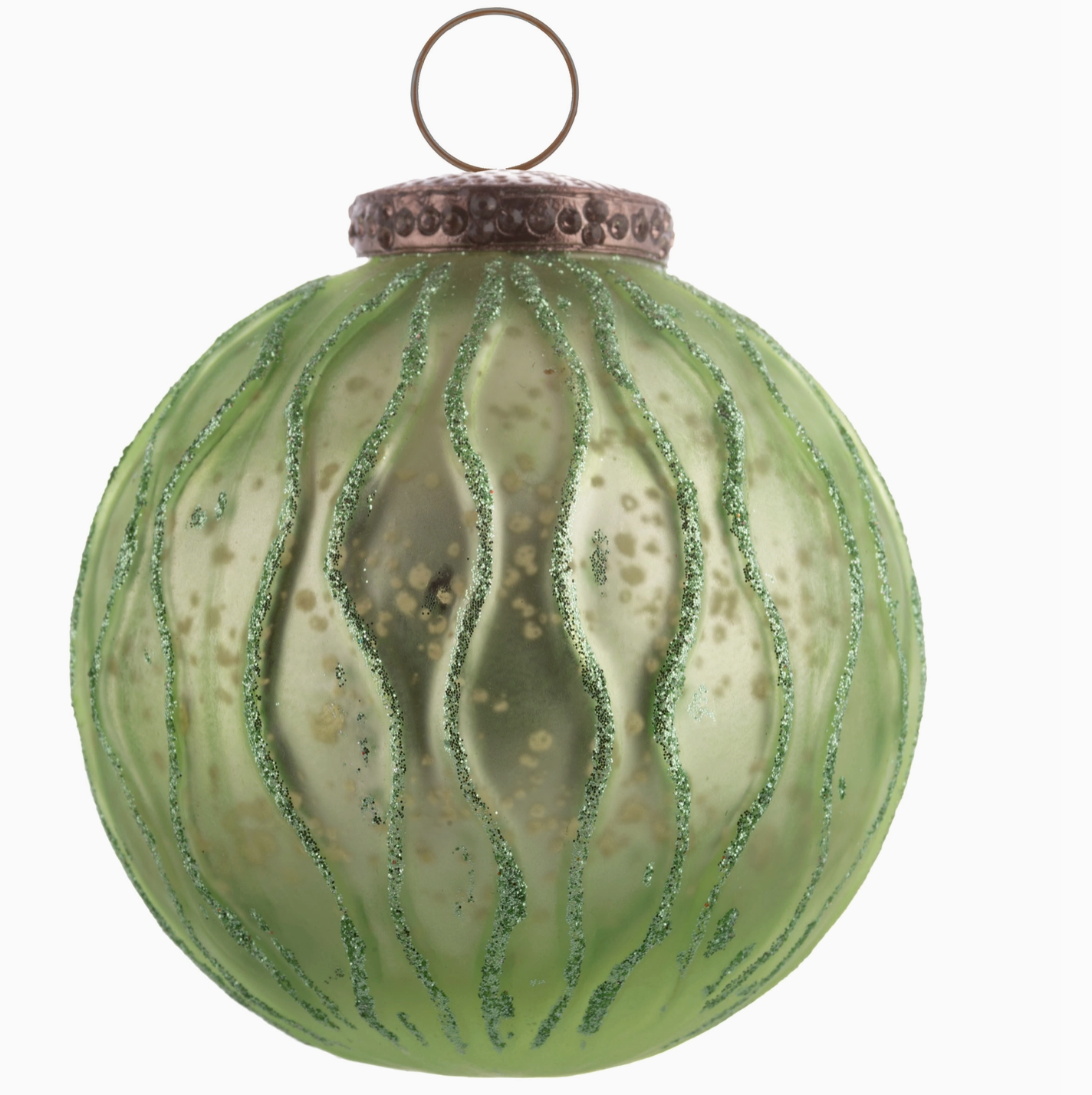 MT Sage Glitter Ornament