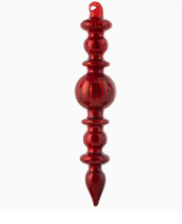 MT Fluted Ruby Ornament