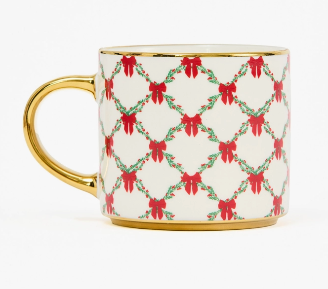 Holiday Trellis Cafe Mug