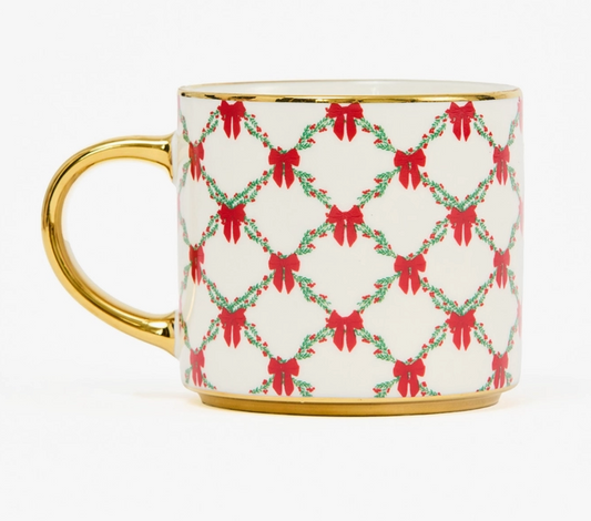 Holiday Trellis Cafe Mug