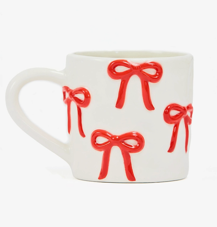 Organic Bows Sculpted Mug