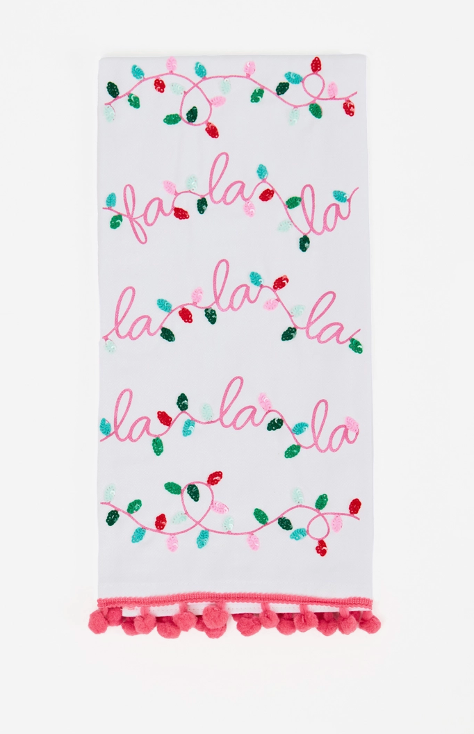 MT Mary Square Christmas Tea Towel