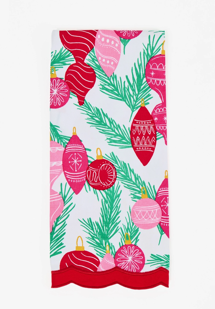 MT Mary Square Christmas Tea Towel