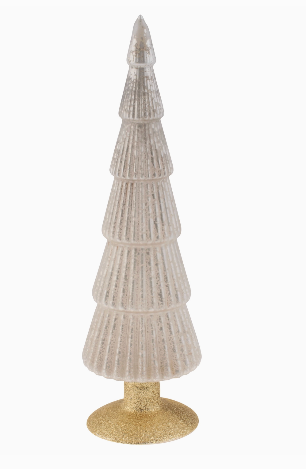 MT Fluted Mercury Glass Tree