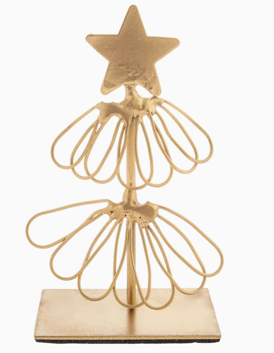 MT Looped Wire Gold Tree