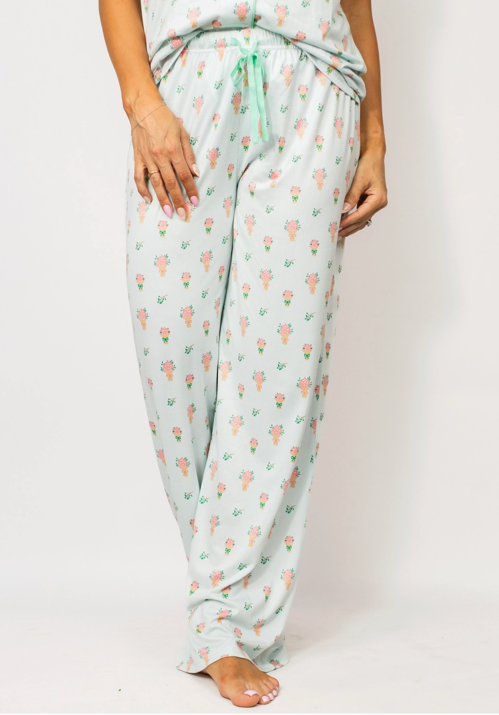 Love Blooms Here Pajama Pants