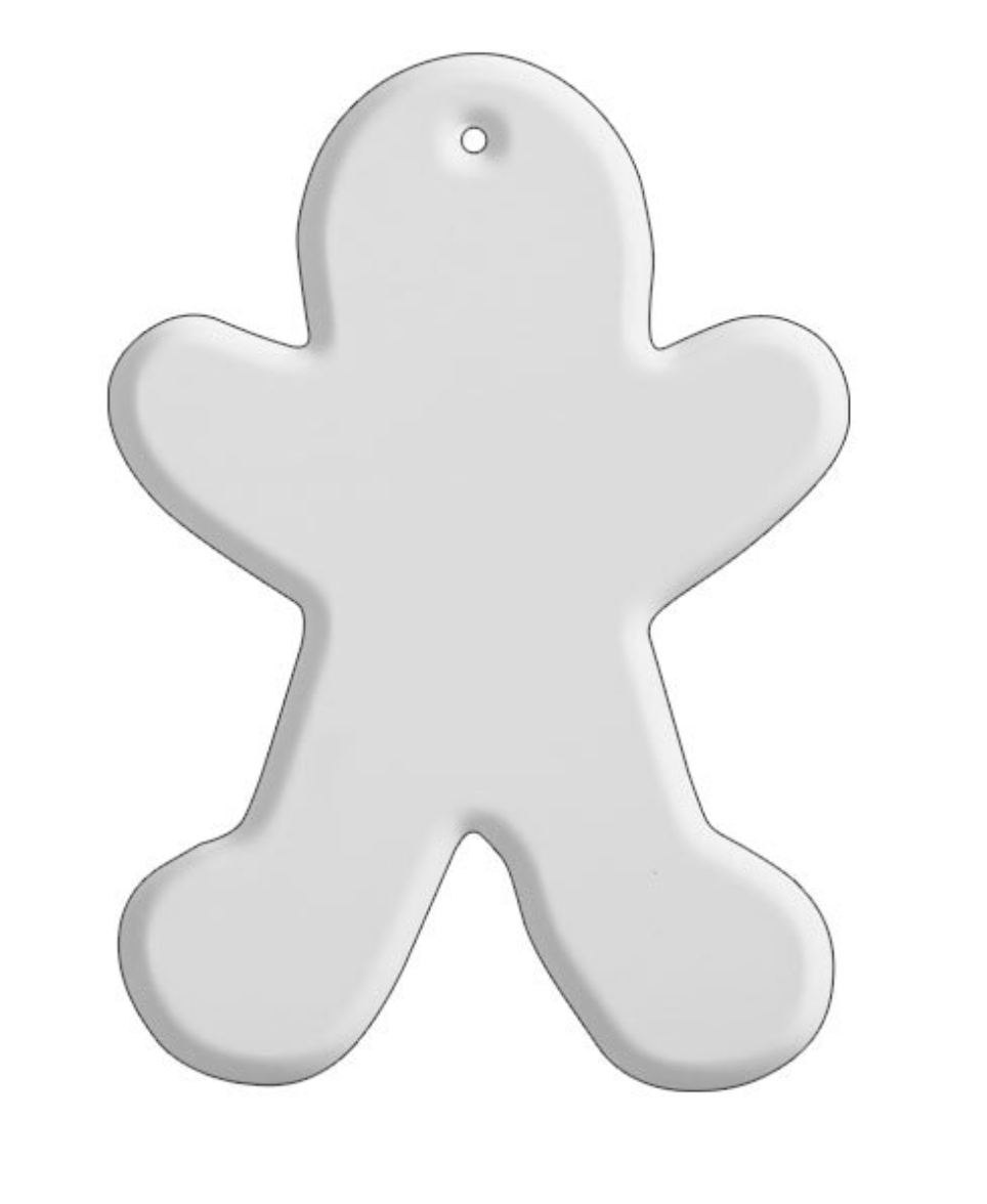 Ceramic Gingerbread Party Ornament