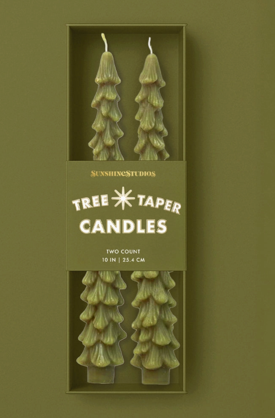 Tree Taper Candle Set