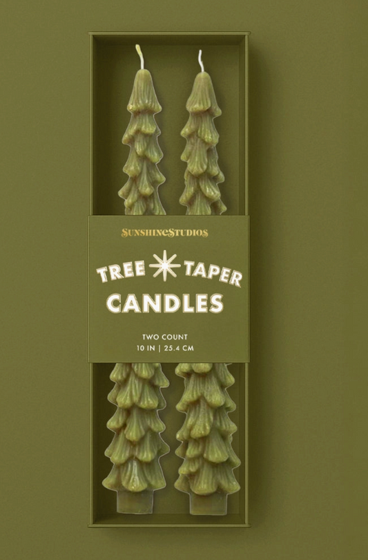 Tree Taper Candle Set