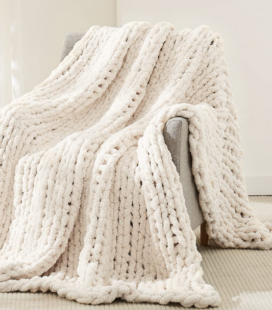 Chunky Knit Blanket Class 1/20/26 6pm-8pm $65