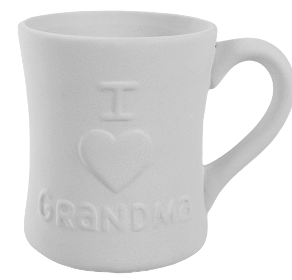 Ceramic I Heart Grandma Mug