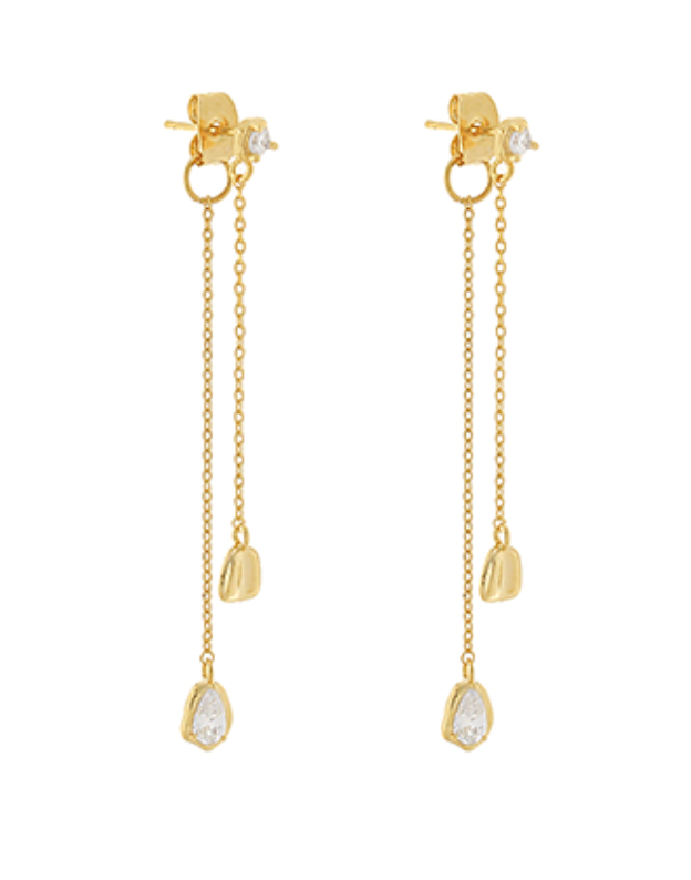 Bejeweled Threader Earrings