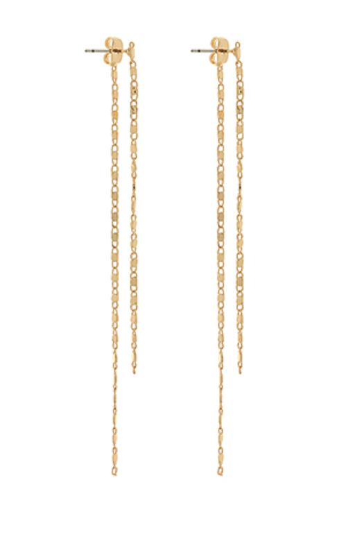 Long Chain Threader Earrings