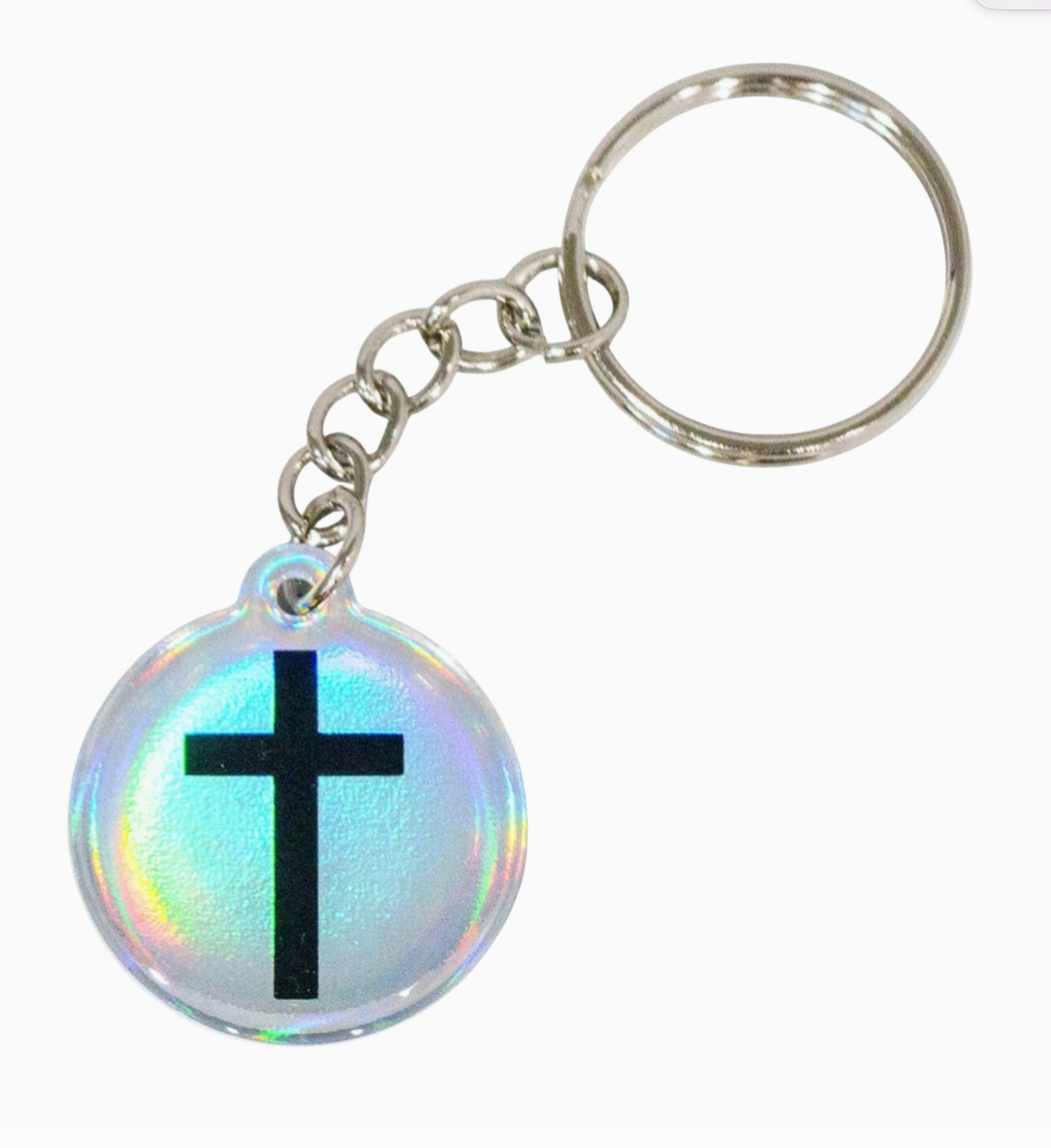 Tap To Pray Prayer Tag Keychain