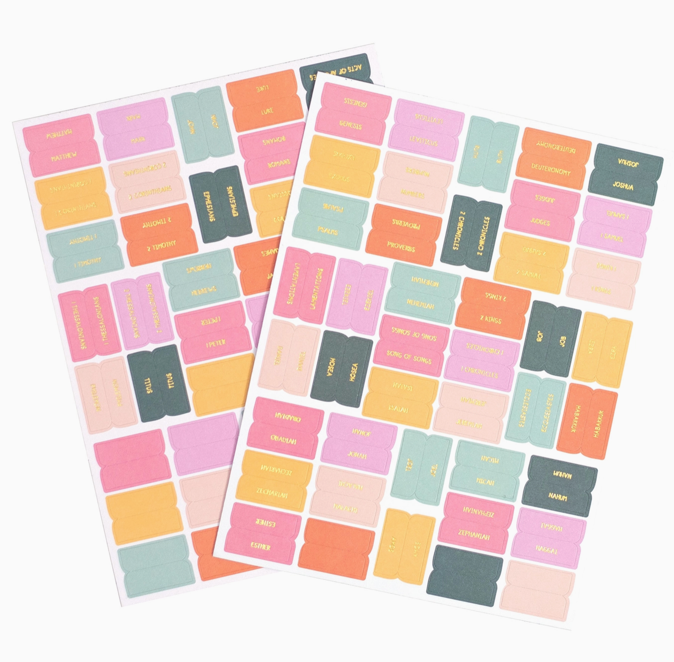 Callie Danielle Bible Tabs Sheet