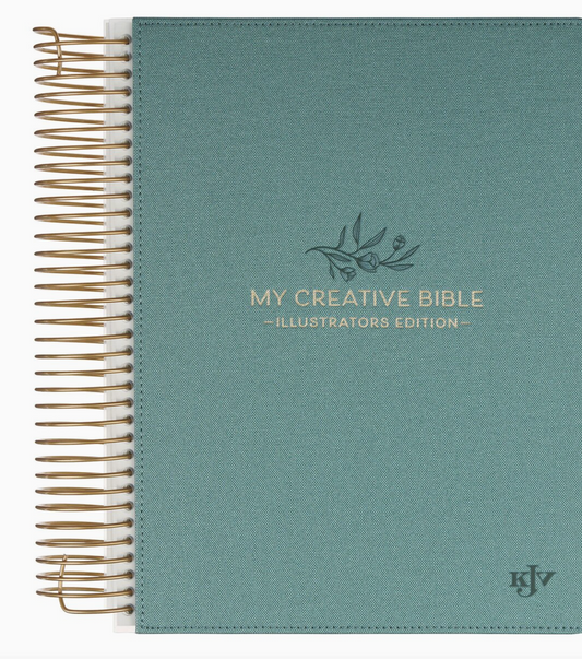 Teal Linen My Creative Bible