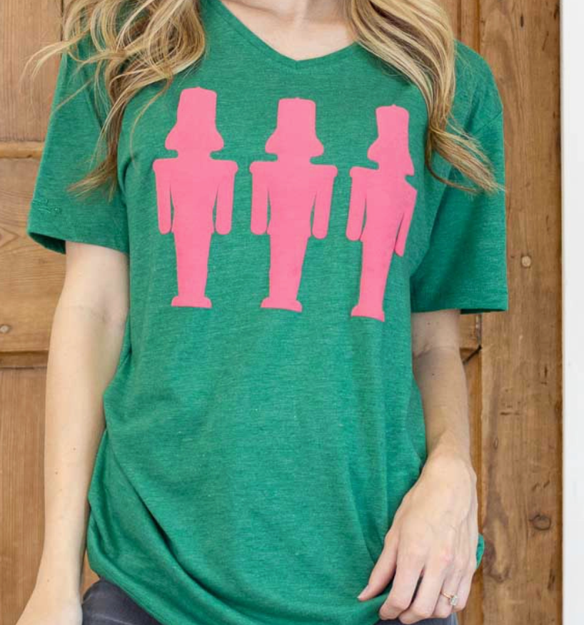 Nutcracker Trio V-Neck T-Shirt
