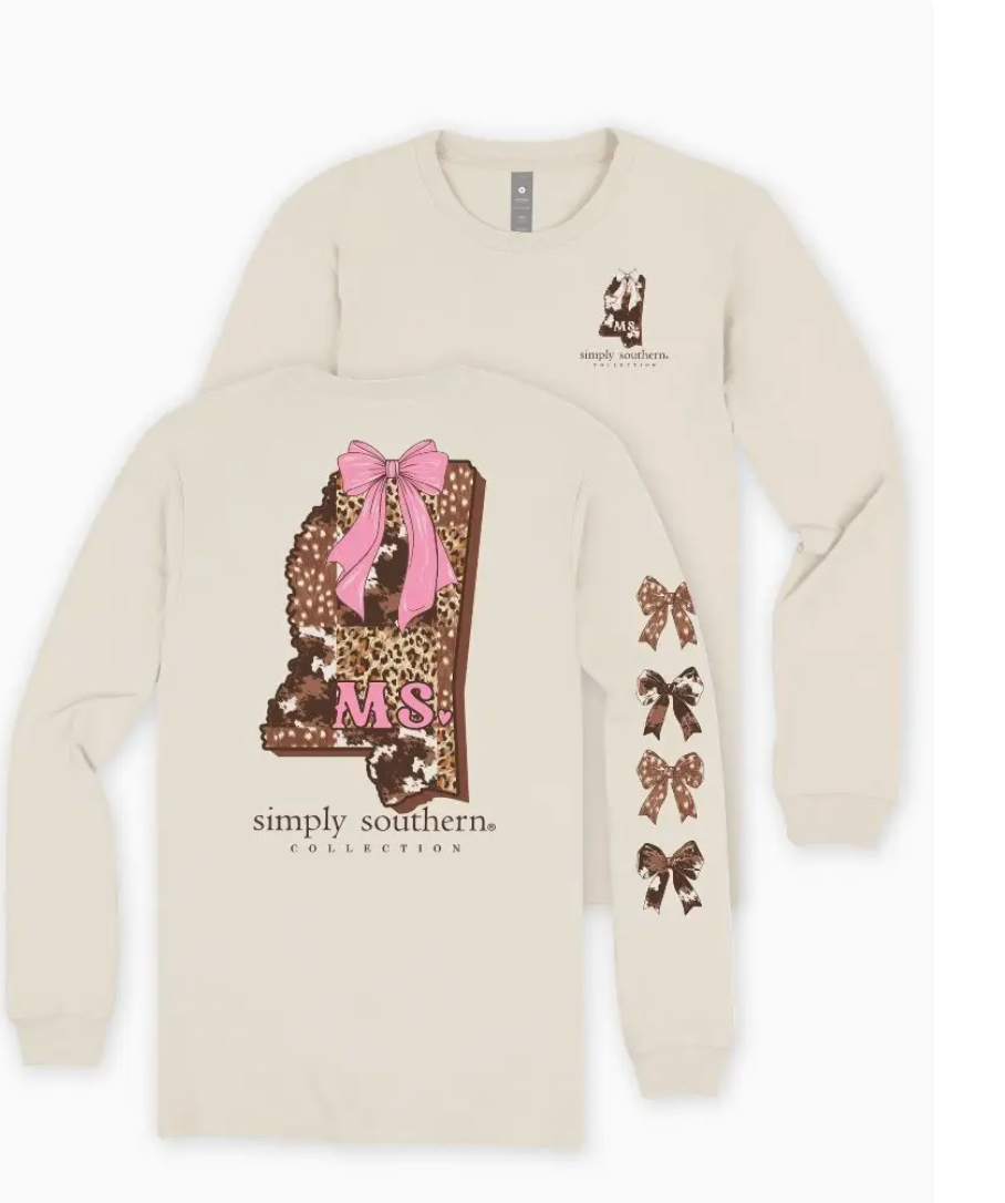 MS Animal Print Long Sleeve Shirt