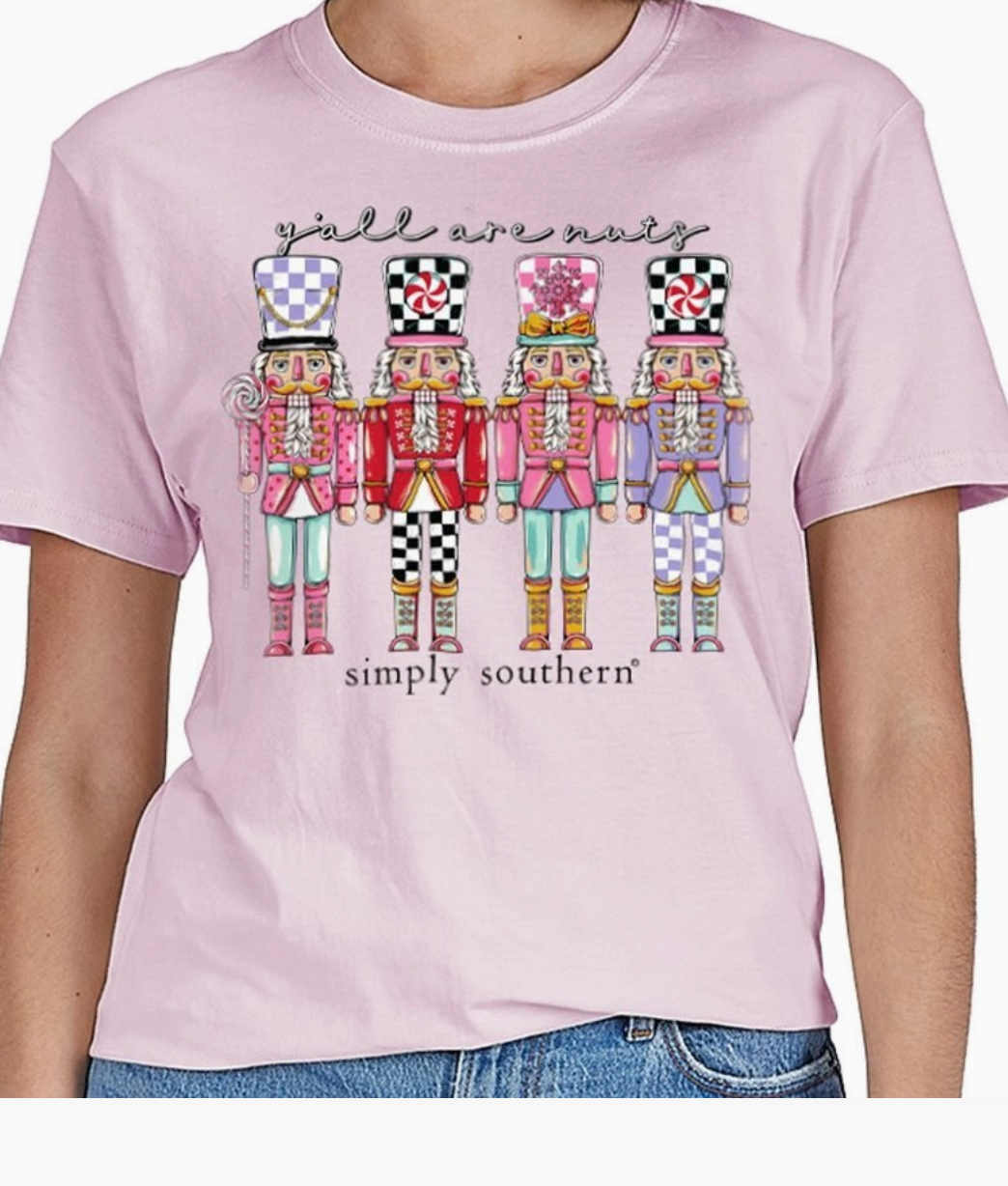 Y'all Are Nuts Nutcracker Short Sleeve Shirt
