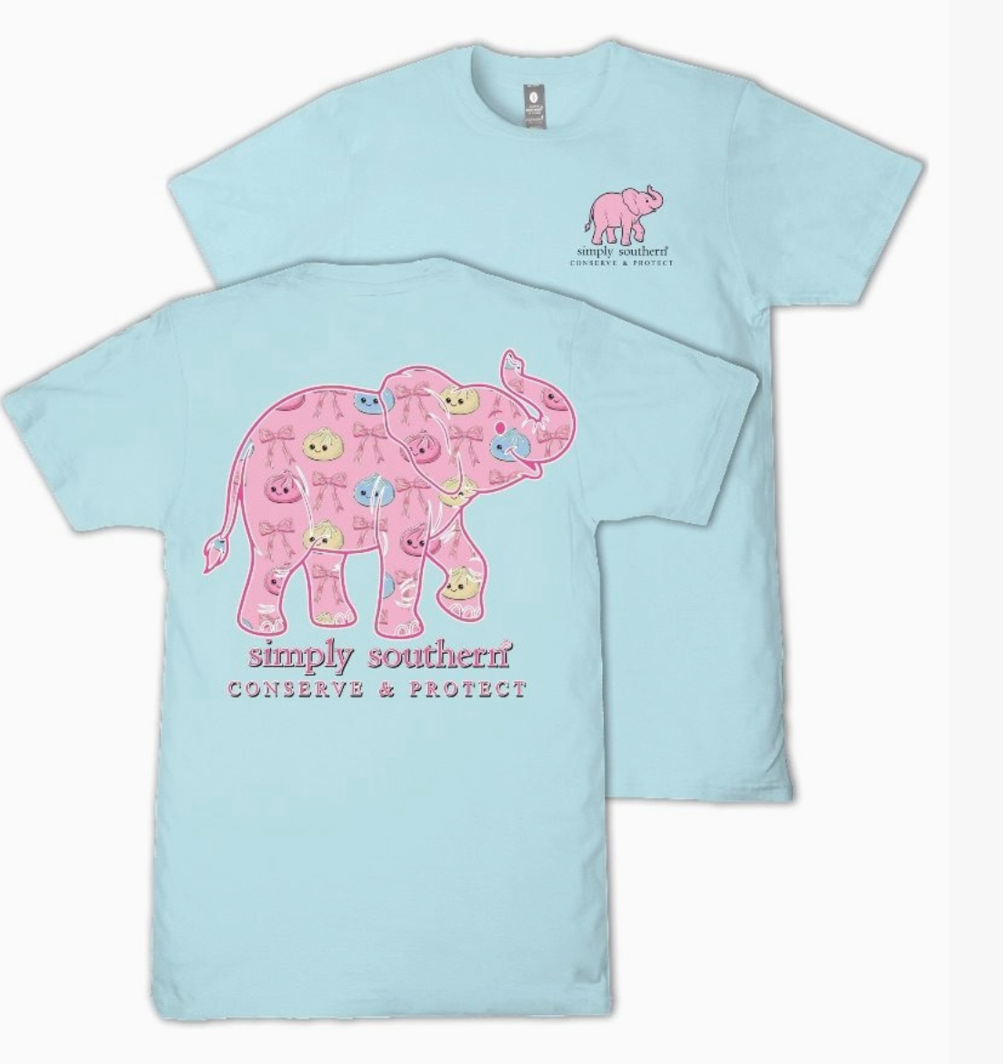 Dumpling Elephant Short Sleeve Shirt