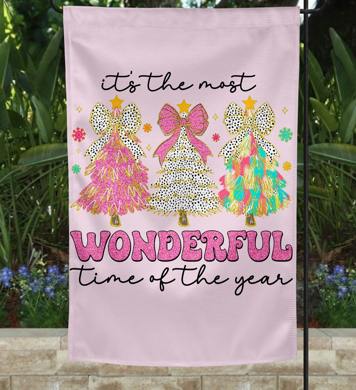 Garden Flag- Most Wonderful Time of the Year