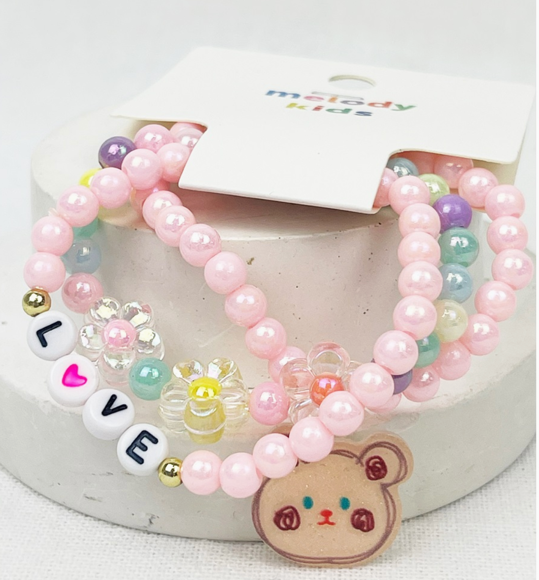 Love and Bear Kids Bracelet Set