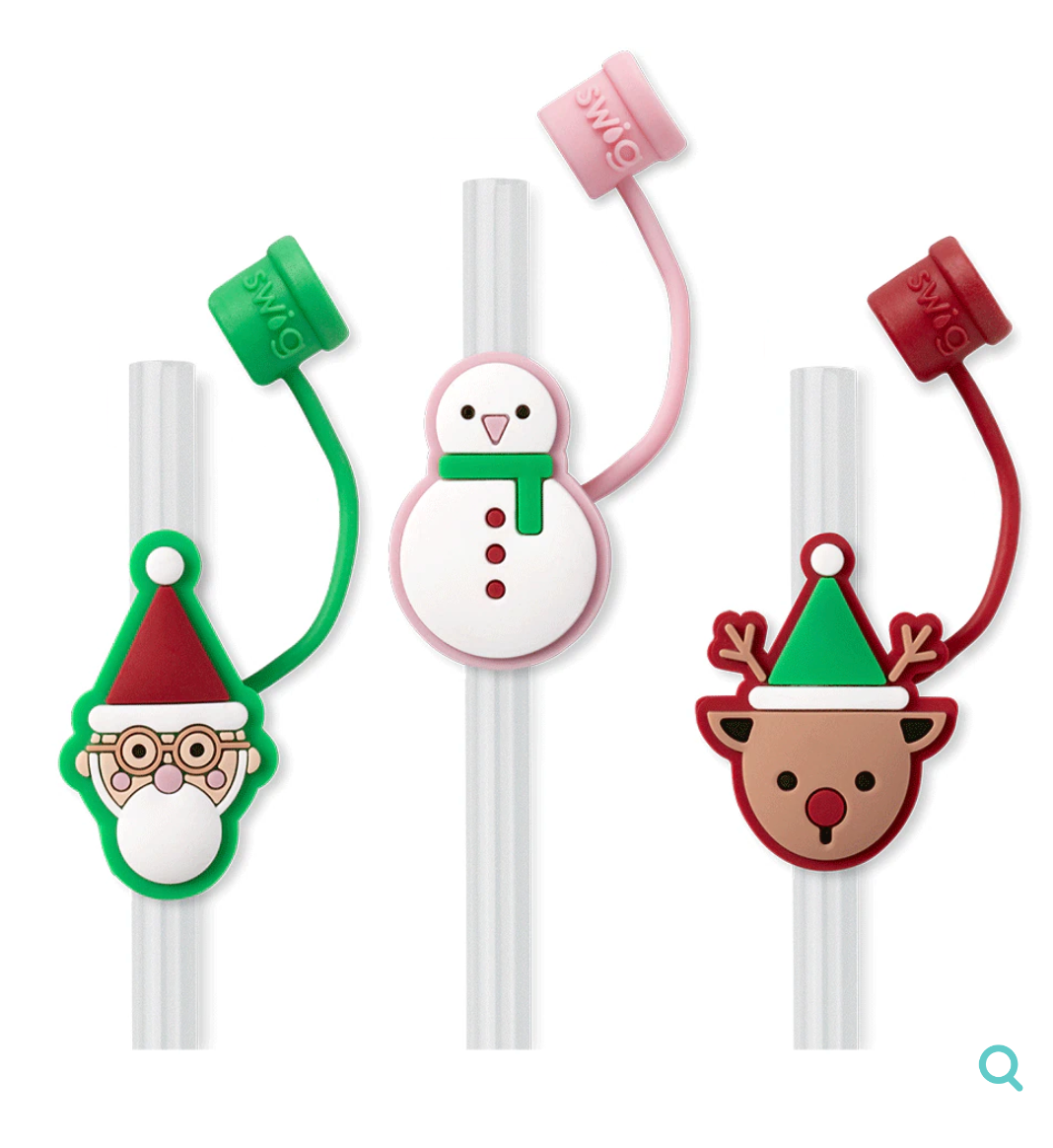 Swig Christmas Straw Topper Set