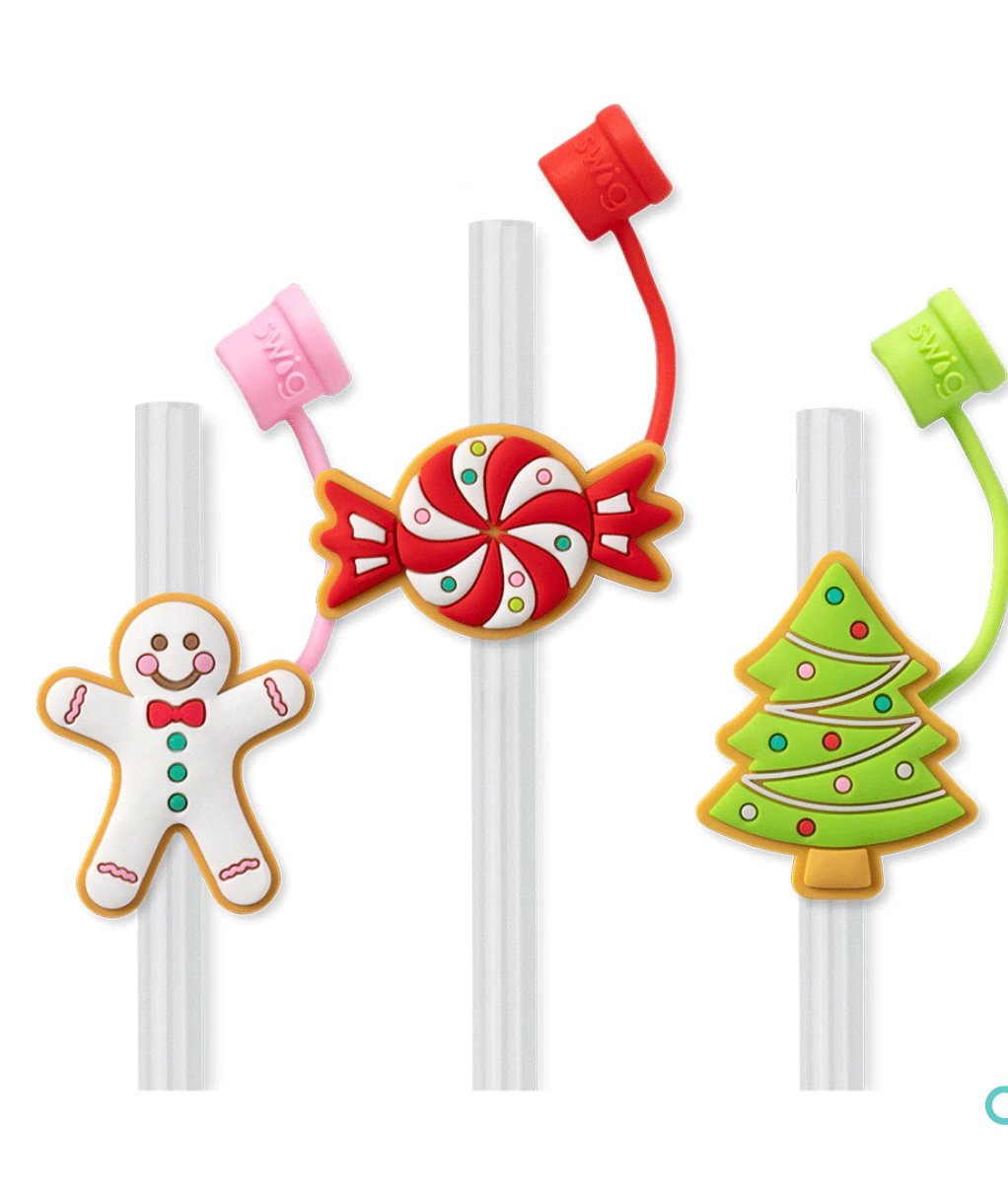 Swig Christmas Straw Topper Set