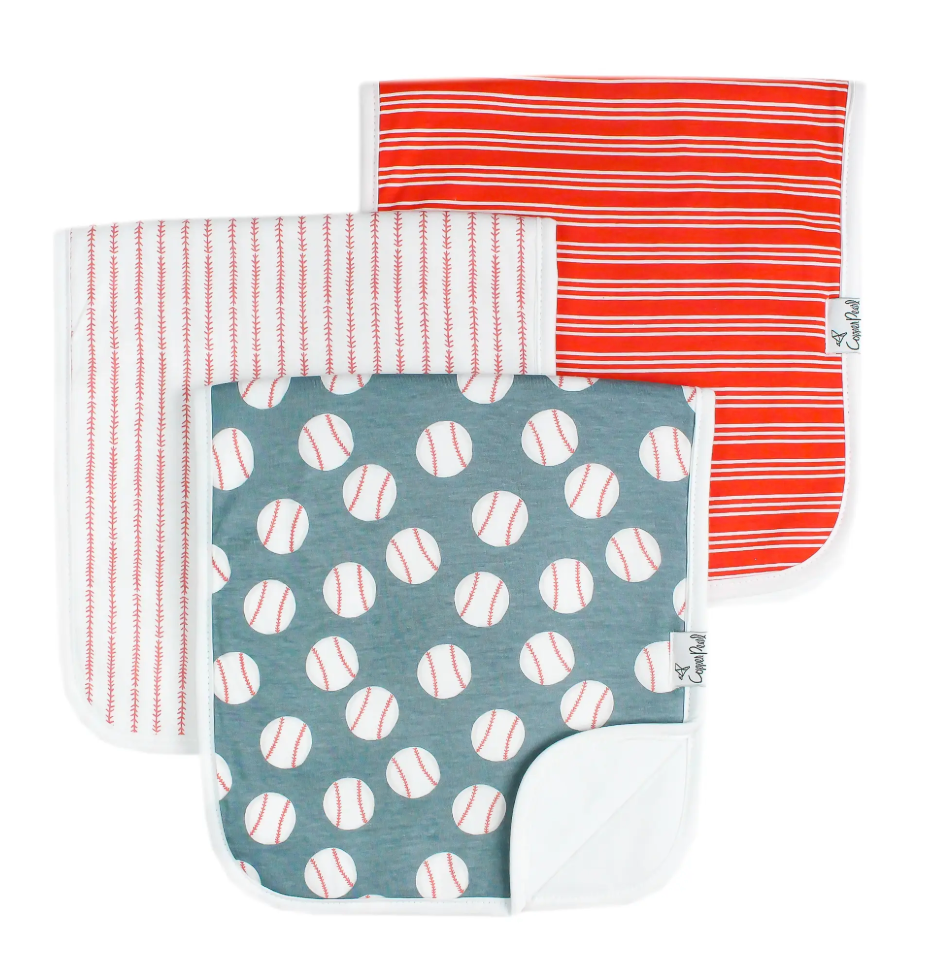 Copper Pearl Burp Cloth Set