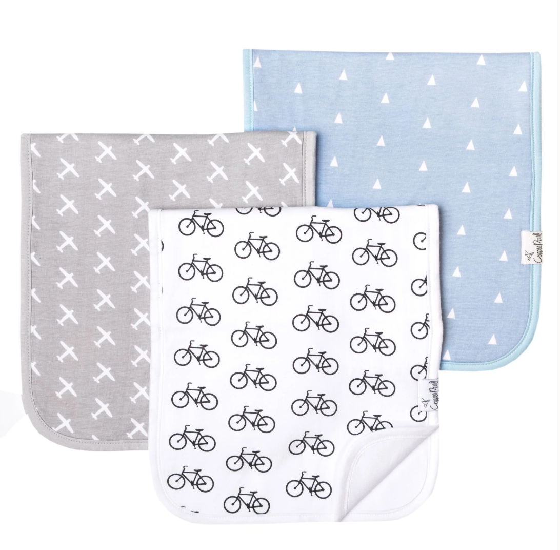 Copper Pearl Burp Cloth Set