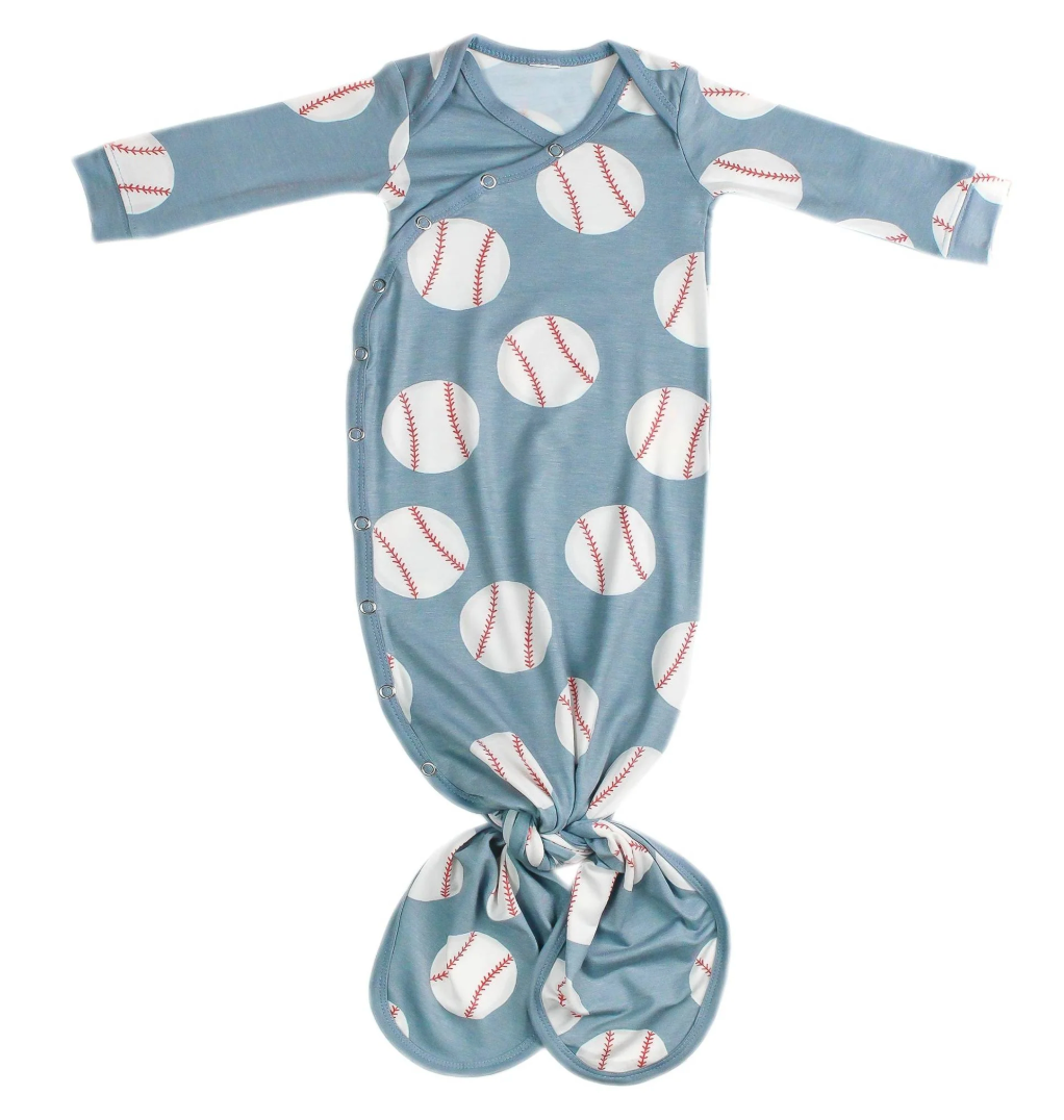 Copper Pearl Newborn Knotted Gown