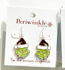 Grinch Crystal Earrings