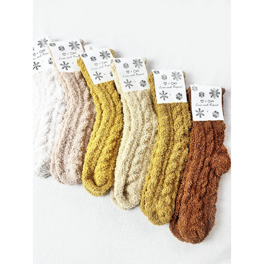 Cable Knit Socks