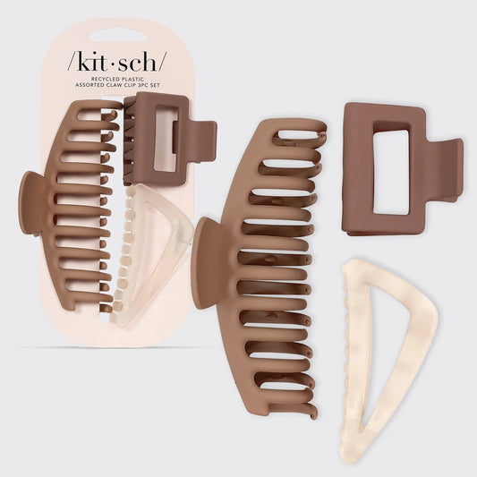 Oversized Hair Clip 3pc Set