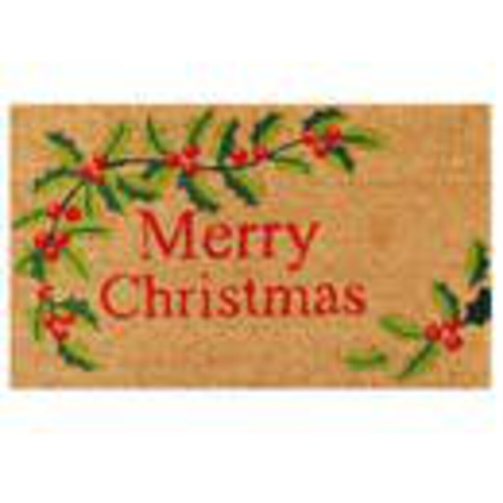 Merry Christmas Doormat - 17" x 29"