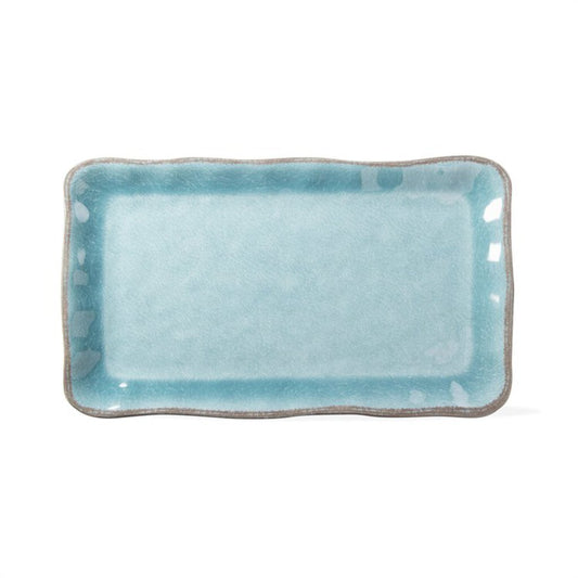 Veranda Melamine Platter - Aqua