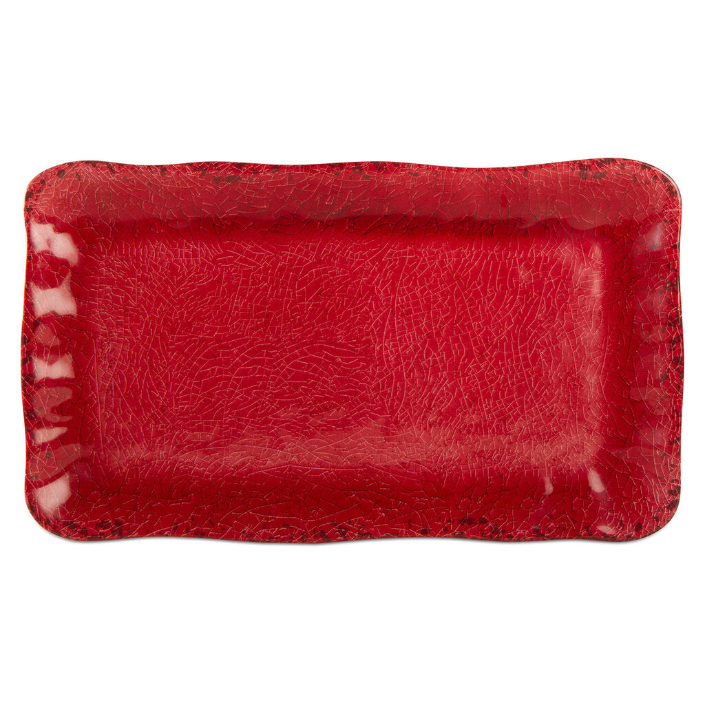 Veranda Melamine Platter - Red