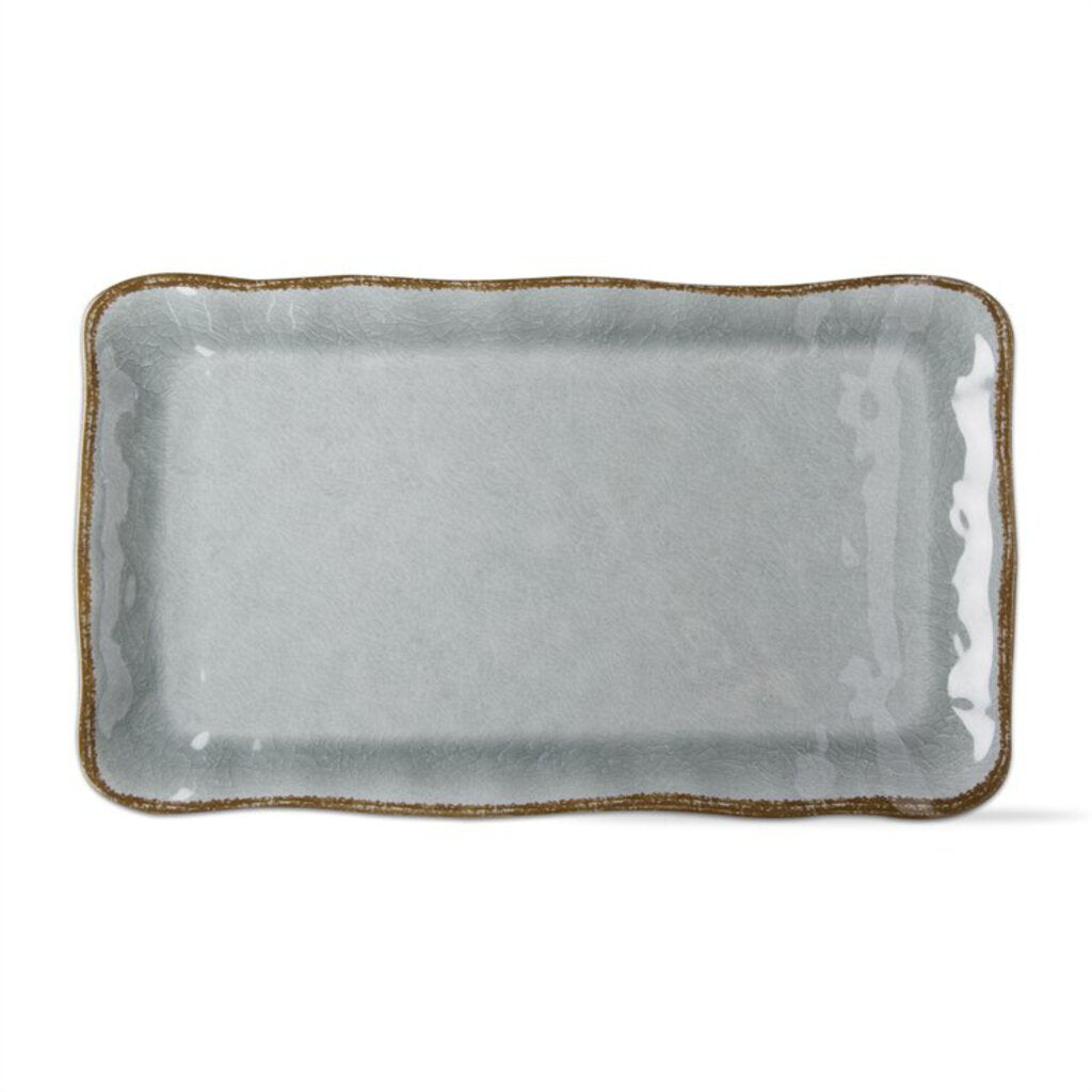 Veranda Melamine Platter - Slate Blue