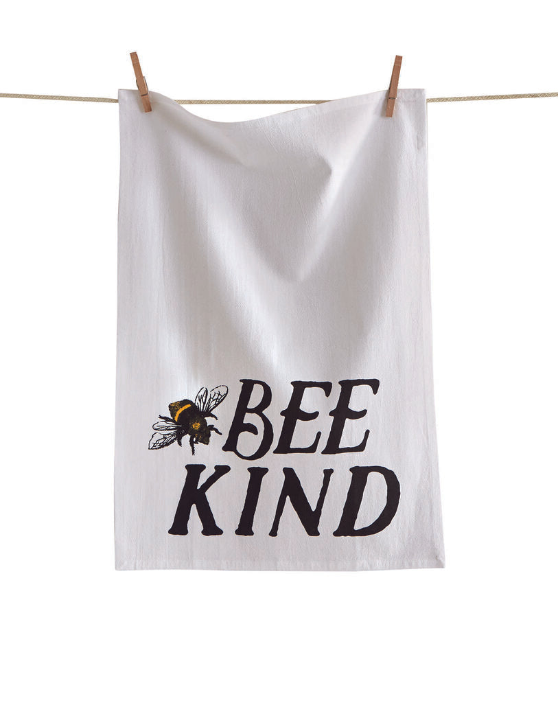 Bee Kind Floursack Dishtowel