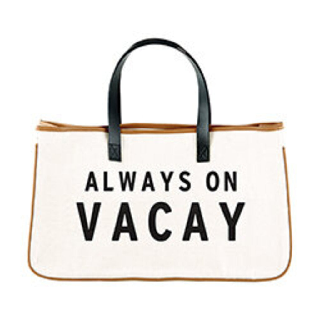 Canvas Tote - Always on Vacay