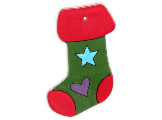 Ceramic Stocking Ornament