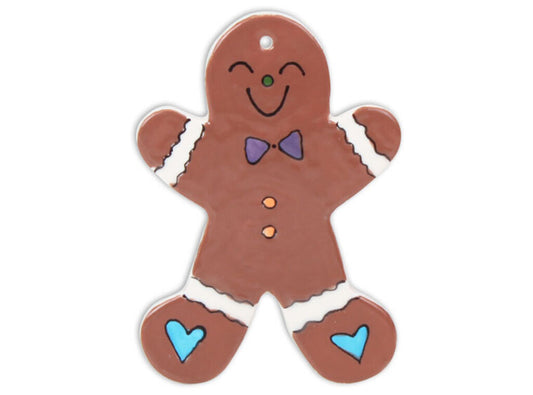 Ceramic Gingerbread Man Ornament