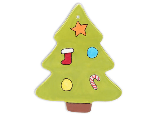 Ceramic Christmas Tree Ornament