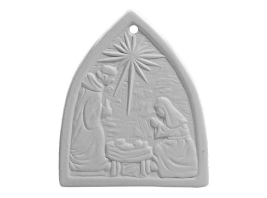 Ceramic Nativity Ornament