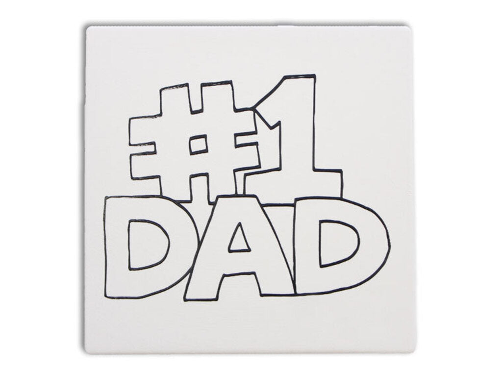 #1 Dad Tile