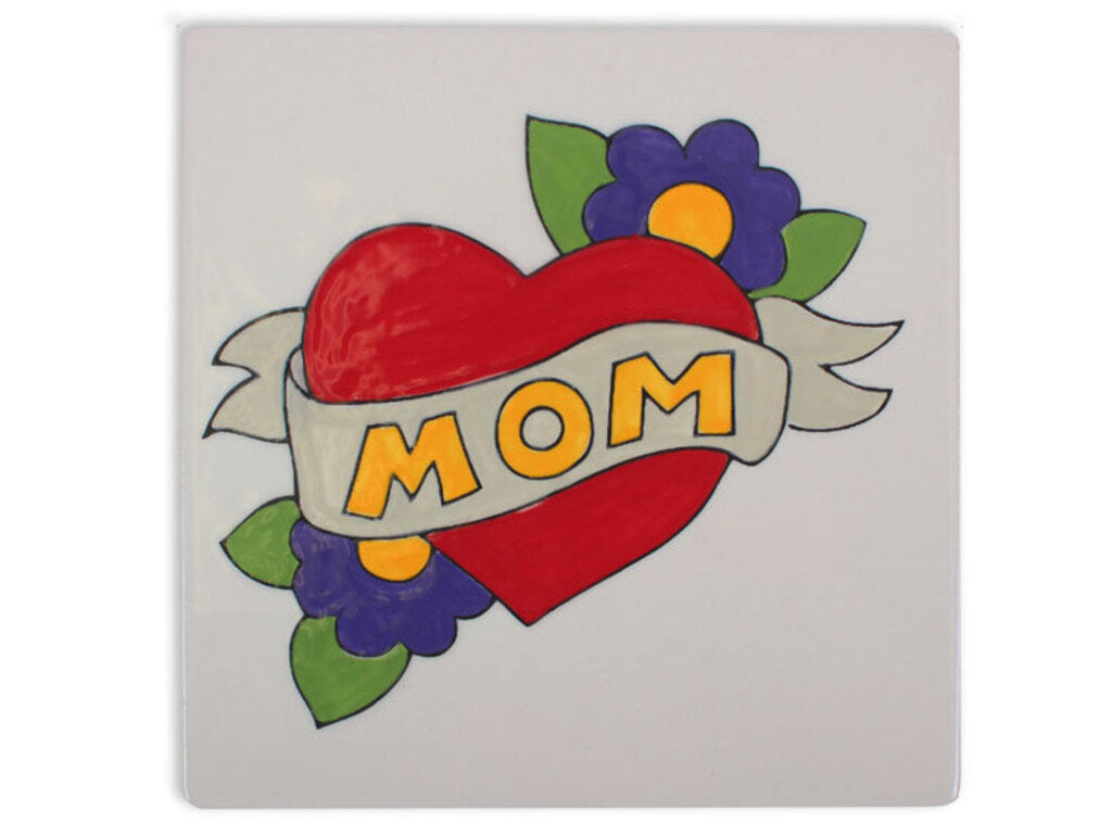 Mom Heart Tile